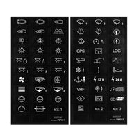 VETUS Set labels for P8F