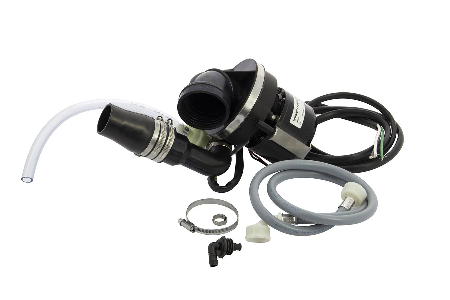 VETUS Set: motor 12V + macerator SMTO2S12/WCPS12V