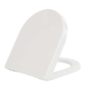 AG Luxury Heavy Weight Wrap Over Top Fix Toilet Seat (White)