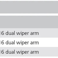 VETUS parallel system wiper arm, S/S (AISI 316), L = 401 mm (SHDA400)