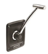 VETUS Single lever remote control, side mounting, with stainless steel (AISI 316) handle and T-bar, synthe