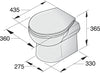 VETUS Toilet type SMTO2S24, 24V (SMTO2S24)
