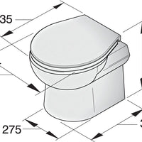 VETUS Toilet type SMTO2S24, 24V (SMTO2S24)