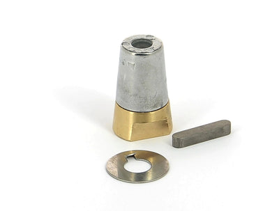 Set : Zinc anode, shaft nut, key and tab washer for VETUS Ø 25 mm propeller shafts