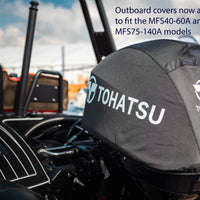 Tohatsu Branded Outboard Cover for Tohatsu Outboard Engines from 40HP to 140HP  - Supplied by Tohatsu