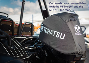 Tohatsu Branded Outboard Cover for Tohatsu Outboard Engines from 40HP to 140HP  - Supplied by Tohatsu
