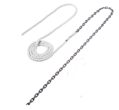 VETUS MAXWELL 10 m. of 6 mm chain & 100 metres of 12 mm, 8 plait rope