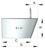 VETUS Set of fins (2 pieces) - 0.7 m2 AISI316 (STAFIN07B)