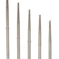 VETUS Stanchion, length 750 mm, Ø 25 mm, 2 wire holes @ 375 / 740 mm