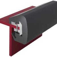 VETUS Vinyl rubbing strake, dark grey, STE 48 x 38 mm