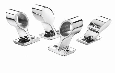 VETUS Stainless steel front support for railing tube Ø 20 mm