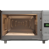 AG Flatbed Microwave 20 Litre in Silver 700W 230V (No Rotating Plate)