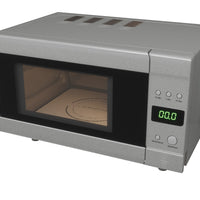 AG Flatbed Microwave 20 Litre in Silver 700W 230V (No Rotating Plate)
