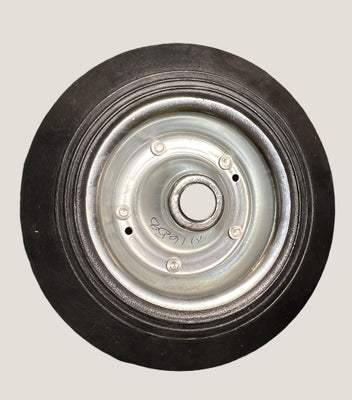 Tough Jockey Wheel Spare 200 x 58mm (Solid Rubber Wheel, Steel Rim)