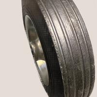 Tough Jockey Wheel Spare 200 x 58mm (Solid Rubber Wheel, Steel Rim)