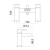 AG Victoria Bath Filler Tap in Chrome