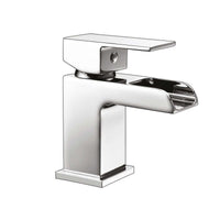 AG Victoria Mini Mono Basin Mixer Tap with Push Waste in Chrome