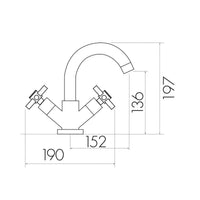 AG Forme Bath Shower Mixer with Shower Kit and Wall Bracket in Chrome