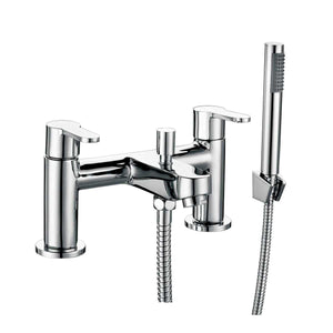 AG Favour Bath Shower Mixer with Shower Kit & Wall Bracket in Chrome
