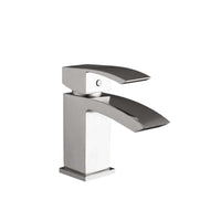 AG Descent Mono Basin Mixer Tap with Push Waste in Chrome