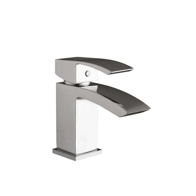 AG Descent Mono Basin Mixer Tap with Push Waste in Chrome