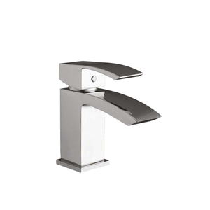 AG Descent Mono Basin Mixer Tap with Push Waste in Chrome