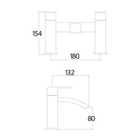 AG Descent Bath Filler Tap in Chrome