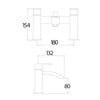 AG Descent Bath Shower Mixer with Shower Kit & Wall Bracket in Chrome