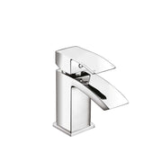 AG Descent Mini Mono Basin Mixer Tap with Push Waste in Chrome