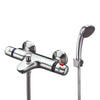 AG Thermostatic Bath Shower Mixer in Chrome with Fittings