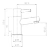 AG Premier Basin Mixer Taps in Chrome (Pair)