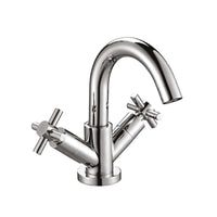 AG Kross Mono Basin Mixer Tap with Push Waste in Chrome