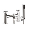 AG Kross Bath Shower Mixer with Shower Kit and Wall Bracket in Chrome