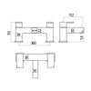 AG Lanza Bath Filler Tap in Chrome