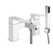 AG Lanza Bath Shower Mixer with Shower Kit and Wall Bracket in Chrome