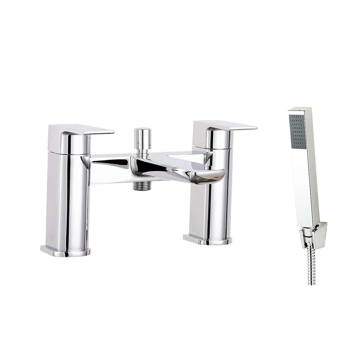 AG Muro Bath Shower Mixer with Handset in Chrome
