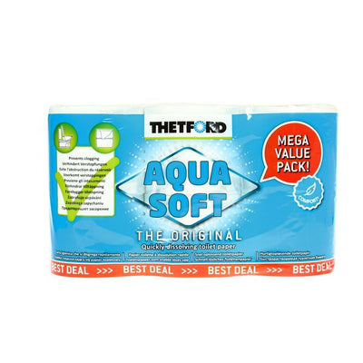 Thetford Aqua Soft Toilet Paper (6 Roll Pack) TC-035 202241