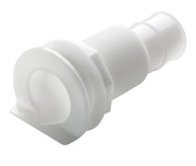 VETUS Thru-hull with L- flange, Delrin, for hose Ø 28 mm (1 1/8")