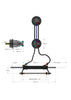 Hydrodrive TL1-16MRA-DS Second Station kit for applications: MF115-MRA, MF150-MRA, MF175W, MF175WTS, MU50TF-MRA