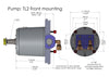 Hydrodrive MU75TF Inboard Hydraulic System for boats up to 12 m (40 ft), featuring auto-lubricating IGUBAL® spherical bearing support