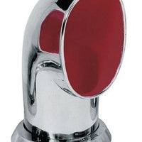 VETUS cowl ventilator TOM, 100 mm, SS 316, red interior