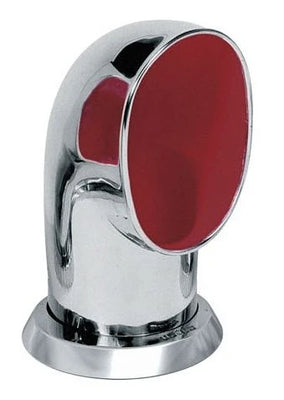 VETUS cowl ventilator TOM, 100 mm, SS 316, red interior