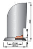 VETUS cowl ventilator TOM, 100 mm, SS 316, white interior (TOM316WR)