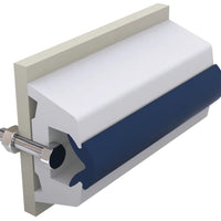 VETUS Vinyl rubbing strake, white, TRAP 55 x 34 mm