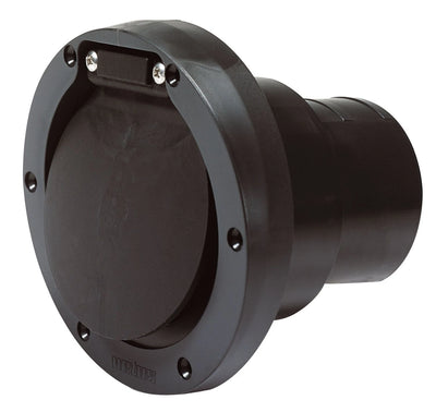 VETUS plastic transom exhaust connection with check valve, 75mm