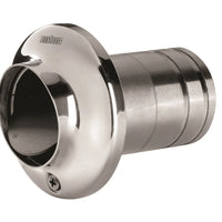 VETUS stainless steel transom exhaust connection, check valve, 51mm