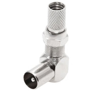 AG Right Angled RF Adapter Plus F Connector