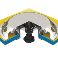 VETUS closable deck ventilator UFO2, SS, incl. plastic trim ring (UFO2)