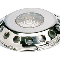 VETUS deck ventilator UFO, SS, translucent, incl. plastic grill