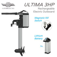 HASWING Ultima 3HP Electric Outboard, with Integrated Lithium Battery 63 cms